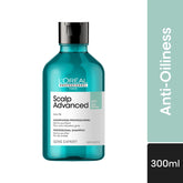 L’Oréal Professionnel Scalp Advanced Anti-Oiliness Dermo-Purifier Shampoo 300ml | For Oily Scalps | Purifies the Scalp Deeply with 3% AHA | For Men & Women